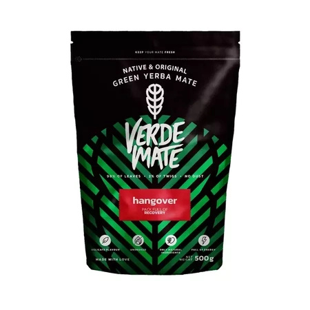 10x Yerba Verde Mate Green Hangover 0,5kg