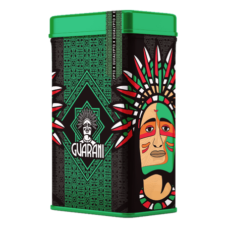 Yerbera – Tin can + Guarani Eucalypto 0,5 kg 