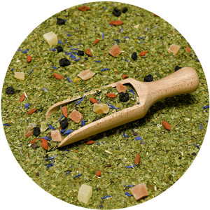 Yerbera – Lata metálica + Verde Mate Green Passionate Fruits 0,5 kg