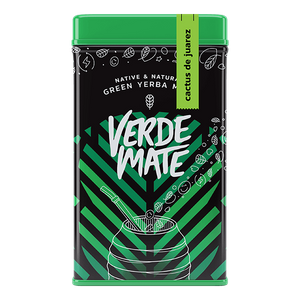 Yerbera – Tin can + Verde Mate Green Cactus de Juarez 0.5kg 