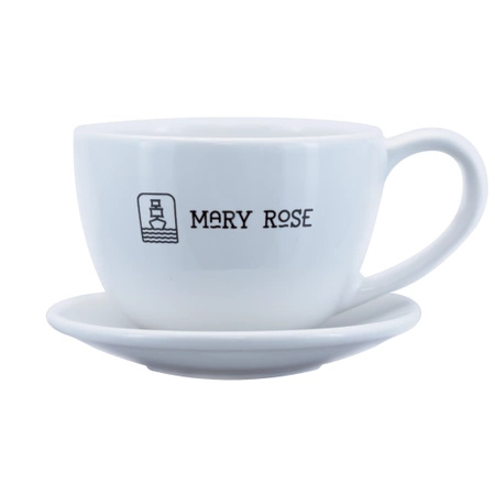 Tazza con logo Mary Rose (bianco) 200 ml