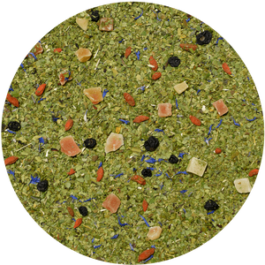 Yerbera – Lata metálica + Verde Mate Green Passionate Fruits 0,5 kg