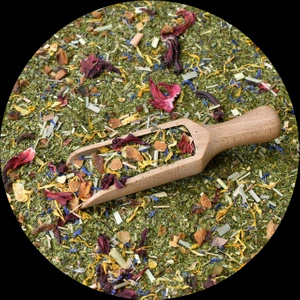 Yerbera – Metalldose + Verde Mate Green Flores 0,5 kg