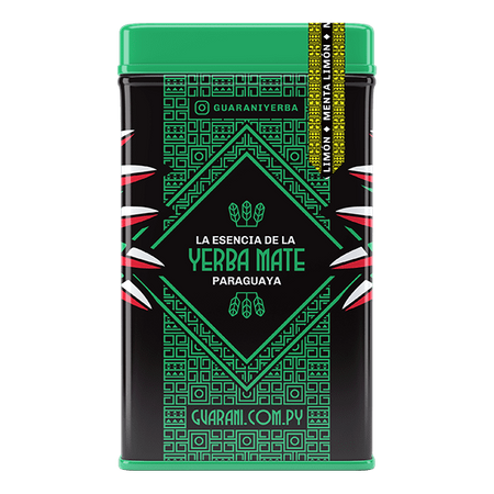 Yerbera – Tin can + Guarani Menta Limon 0.5kg 