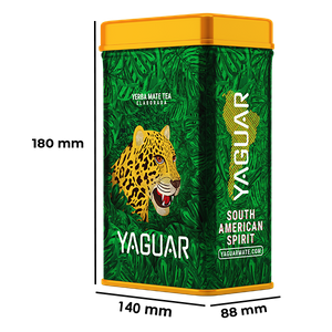 Yerba Mate Yaguar Pera 0.5kg in Tin Can