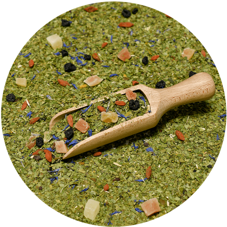 512 x Yerbera - Lata de Verde Mate Green Pasionate Fruits 0,5 kg