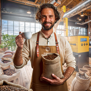 Coffee Broastery - Café arábica en grano Amico dall'Italia Espresso Roast 1 kg