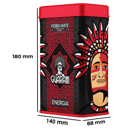 Yerbera – Tin can + Guarani Energia Caffeine +  0.5kg 