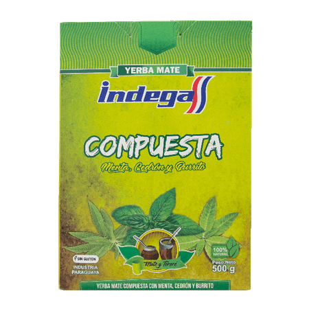 Indega Compuesta Přirozeně bílé bylinky 500g