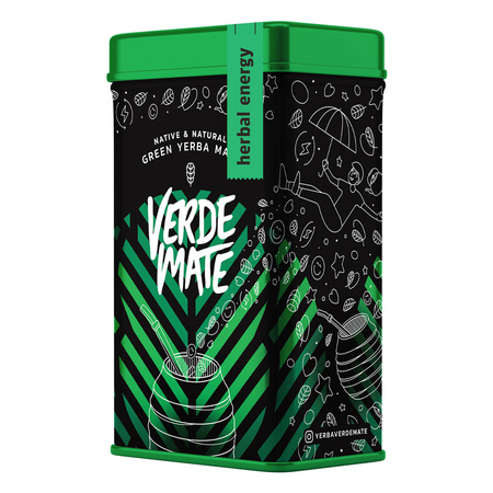 Yerbera – Tin can + Verde Mate Green Herbal Energy 0.5kg 