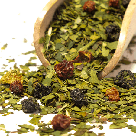 Yerbera - Boîte avec Verde Mate Frutos del Bosque 0,5kg