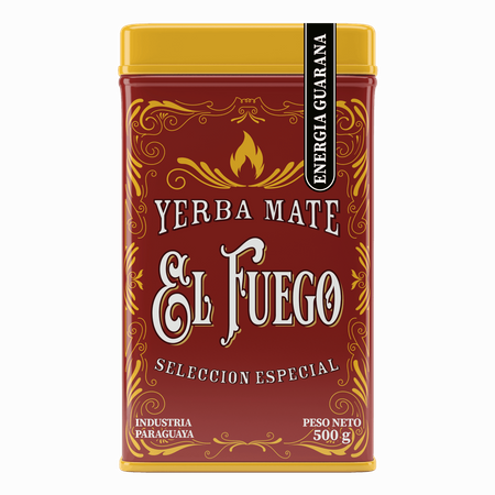 Yerbera - Plechovka + El Fuego Energia Guarana 0,5 kg