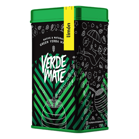 Yerbera – Tin can + Verde Mate Green Limon 0.5kg 