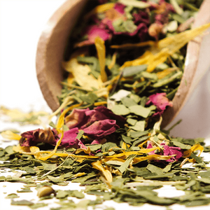 Yerbera – Lata metálica + Verde Mate Green Fresa 0,5 kg