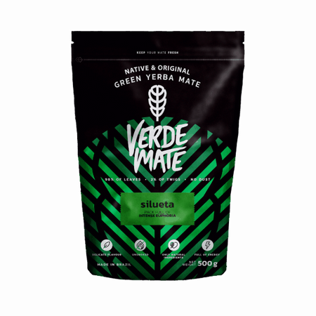 10x Yerba Verde Mate Green Silueta 0,5kg